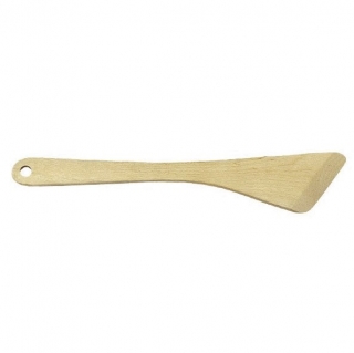 Angled wooden spatula - WOODY - 30 cm