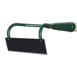 Two-sided hardened hand hoe 16 cm, with a handle