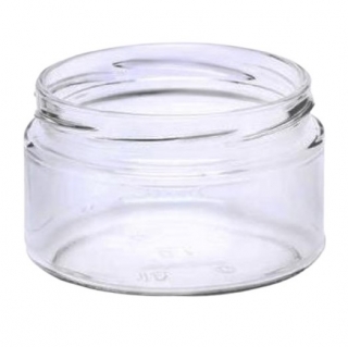 Glass twist-off jars, mason jars - ø 82 - 250 ml - 8 pieces