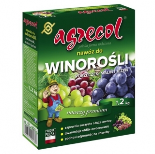 Hnojivo na vinič, ríbezle, malinu a černice - Agrecol® - 1,2 kg - 