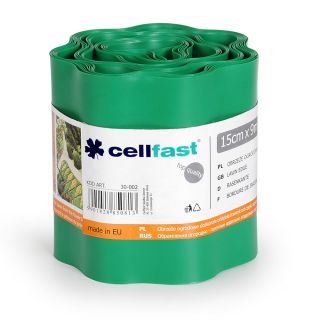 緑の芝生エッジング-15 cm x 9 m-CELLFAST - 