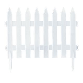 Kerti kerítés - 27,5 cm x 3,2 m - Fehér - 