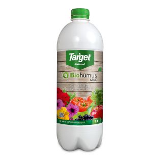 Biohumus MAX-HUMVIT - Fertilizzante vermicompost 100% organico - Target® - 1 litro - 