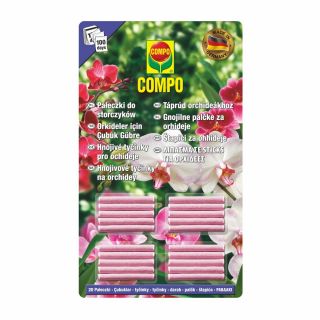 Varas de fertilizante de orquídea - ação de 100 dias - Compo® - 20 pcs - 