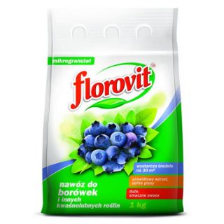 Mustika- ja atsetofiilsete taimede väetis - Florovit® - 1 kg - 