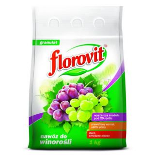 Viinirypäleen lannoite - suuri ja herkullinen hedelmä - Florovit® - 1 kg - 