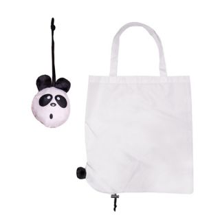 Sklopiva torba za kupovinu - 43 x 42 cm - grafika panda - 
