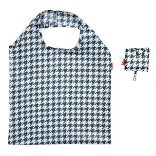Foldable shopping bag - 42 x 60 cm - dog-tooth pattern