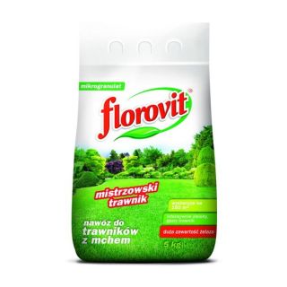 Fertilizante para césped infestado de musgo - Florovit® - 5 kg - 