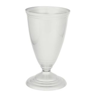 Висока тънка ваза "Поло" - бяла - 