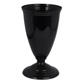 Hohe schlanke Vase "Polo" - schwarz - 