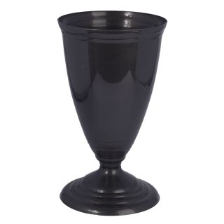 Grand vase élancé "Polo" - gris graphite - 