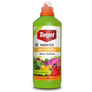 Folyékony házi és erkélyes növények műtrágyája - "Zdrowe Rośliny" (egészséges növények) - Target® - 1 liter - 
