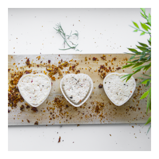 Heart shaped cheese mould for 400 g of cheese