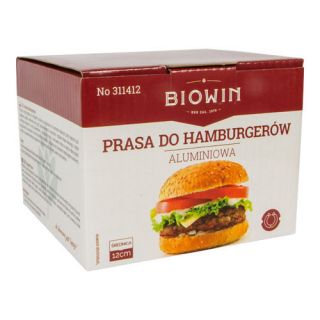 Alüminyum burger presi - ø 12 cm - 