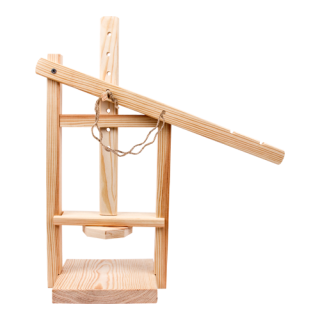 Wooden cheese press