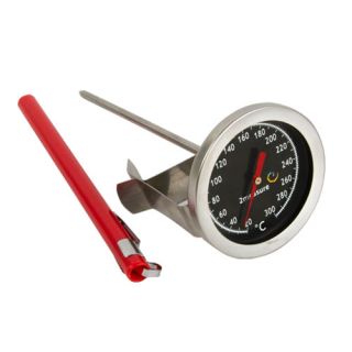 Kuhinjski termometar za pečenje, pušenje, kuhanje - s pričvrsnom šipkom - raspon temperature 20-300 ° C - 140 mm - 