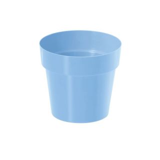 Vaso simples redondo - 12 cm - azul bebê - 