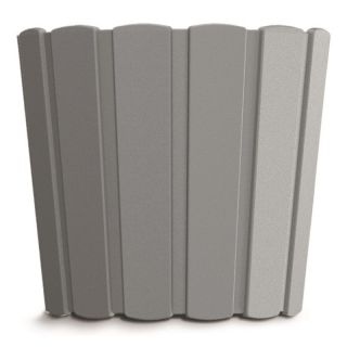 Vaso rotondo "Boardee Basic" - 14,4 cm - grigio pietra - 