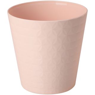Caixa para vasos redonda "Diament petit" - 17 cm - nude - 