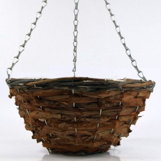 Pletena košarica za rože iz pletenine - 30 cm - model FL5283 - 