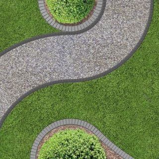 UNIBORD trädgårdskant med förankringsspikar - 16 m - CELLFAST - 