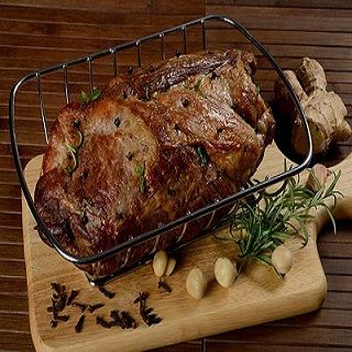 Coș de grătar cu carne - ideal pentru grătar bucăți mari de carne - 