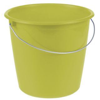Cupă de 10 litri verzi-floare-verde cu mâner metalic - 
