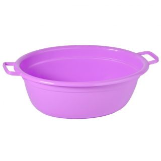 45-cm long purple oval laundry wash basin