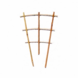 Rebrík na podporu rastlín z bambusu S3 - 35 cm - 