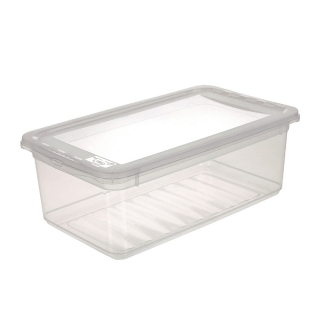 Transparent 5.6-litre Bea container with a lid