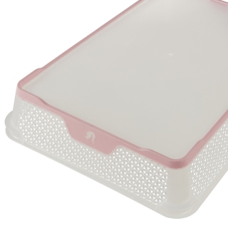 Pink pearl Jonas A4 non-slip storage basket