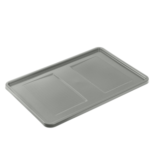 Pale grey Roberta box lid - 60 x 40 cm - fits Robert transportation containers
