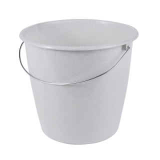 5-litre granite-grey bucket with a metal handle