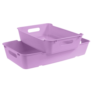 Keukengerei doos - Lotta - 5,5 liter - bleek violet - 