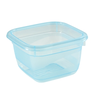 Set of 6 rectangular food containers - "Paw Patrol" - 0.1 litre - ice blue