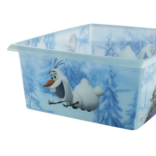 Прозрачно синя 10-литрова кутия за съхранение на филип "Frozen" - 
