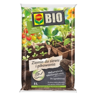 BIO אדמת זרעים ושתילים - קומפו - 5 ליטר - 