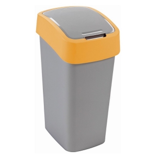 50-litre yellow Flip Bin waste sorting bin