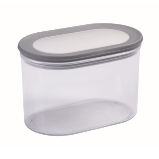 0,8-litrska posoda za suho blago - Chef Cube - siva - 