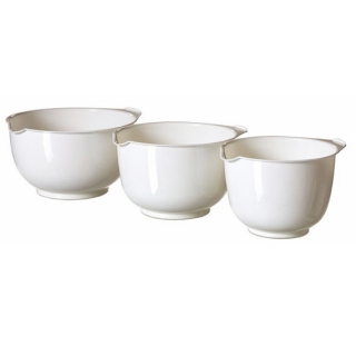 White kitchen bowl set - 3 pcs