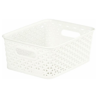 Creamy-white 4-litre My Style basket