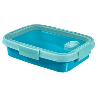 矩形食物盒-Smart To Go Sandwich-0.7升-蓝色 - 