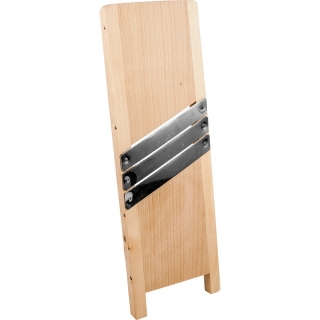 Shredder kubis kayu sederhana - dengan 3 bilah - 