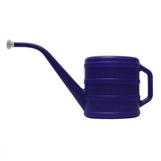 2リットルのシンプルな紫色の花の水まき缶 - 