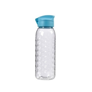 Water bottle, flask "Dots" - 0.45 litre - blue