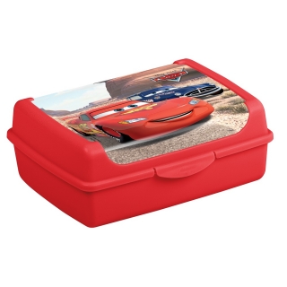 Червона 1-літрова коробка для обідів Olek 'Cars' - 