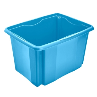 Boîte de rangement "Emil" - 30 litres - bleu - 