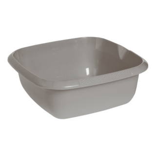 Square bowl with a spout - 34 x 34 cm - city grey
