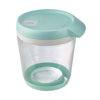 "Bruni" kopp, beholder med skyvelås dispenserlokk - 1,5 liter - pilgrønn - 